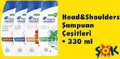 HEAD & SHOULDERS ŞAMPUAN ÇEŞİTLERİ 330 ML